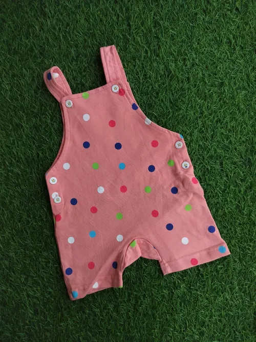 Pink Polka Dungaree EBD012